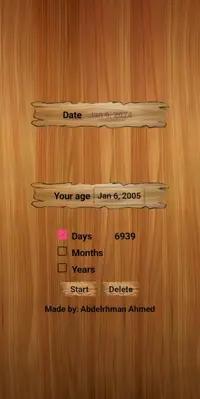 Know your age android App screenshot 2